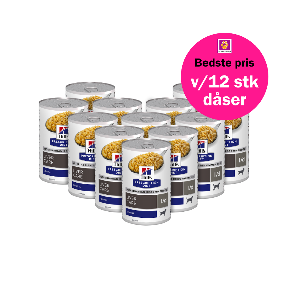 Hill’s Prescription Diet l/d Vådfoder til Hunde – Støtter Leversundhed