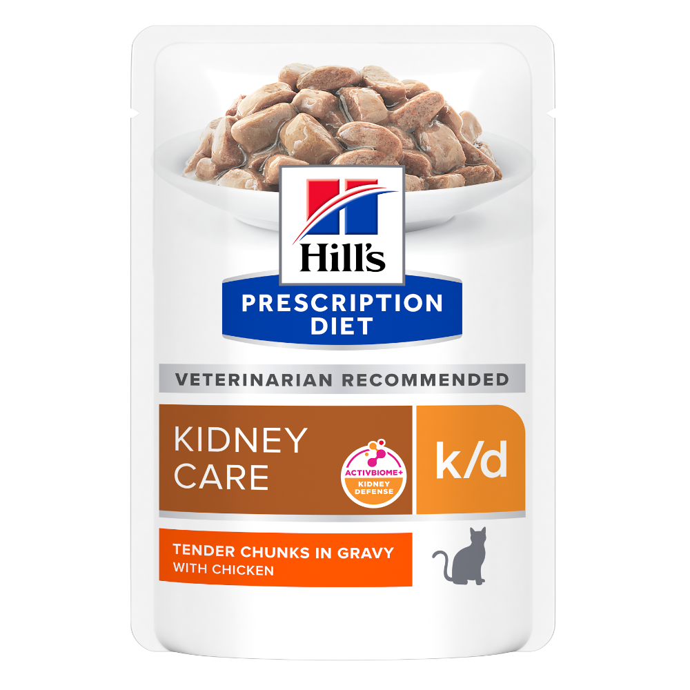 Hill's PRESCRIPTION DIET k/d Kidney Care vådfoder til katte - portionsposer 12x85g