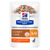 Hill's PRESCRIPTION DIET k/d Kidney Care vådfoder til katte - portionsposer 12x85g