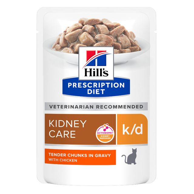 Hill's PRESCRIPTION DIET k/d Kidney Care vådfoder til katte - portionsposer 12x85g