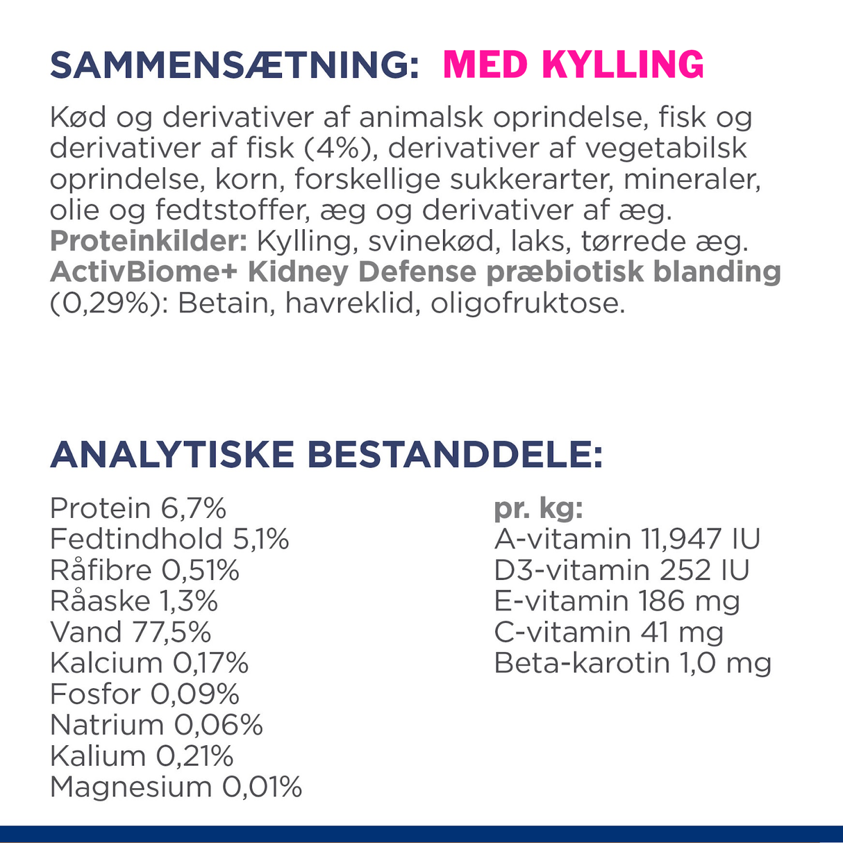 Hill's PRESCRIPTION DIET k/d Kidney Care vådfoder til katte - portionsposer 12x85g