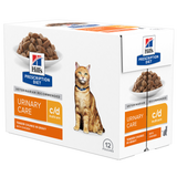 607536 - Hills Prescription Diet c-d Multicare Urinary Care vådfoder til katte - Kylling 12x85g