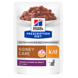 Hill's PRESCRIPTION DIET k/d Kidney Care vådfoder til katte - portionsposer 12x85g