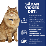 Hill's PRESCRIPTION DIET k/d + Mobility vådfoder til katte med kylling - 12x85g portionsposer