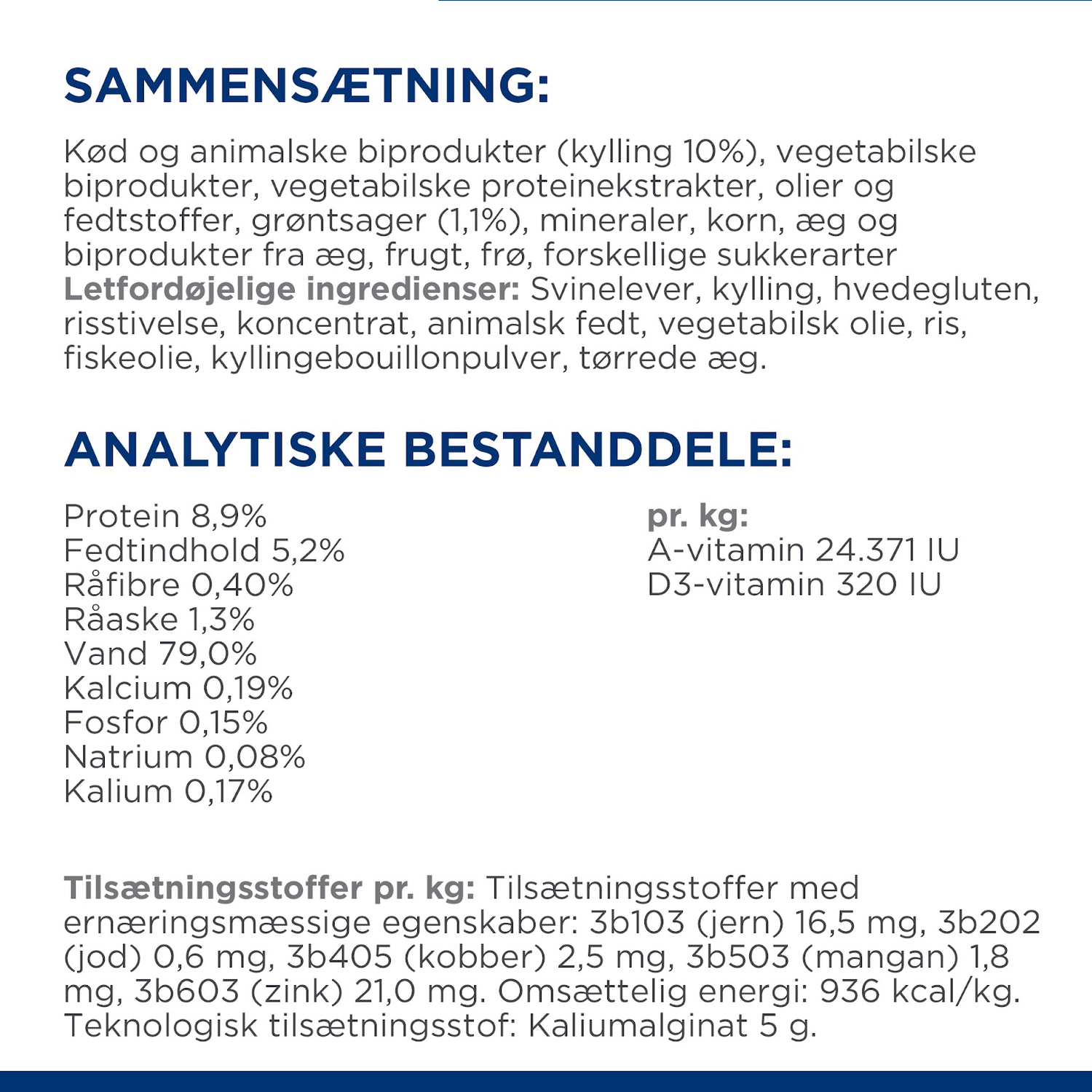 Hill's Prescription Diet On-Care stew til katte med kylling & grøntsager