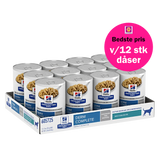 Hill's Prescription diet Derm Complete vådfoder til hunde med allergier, tør hud, kløe, kradsen