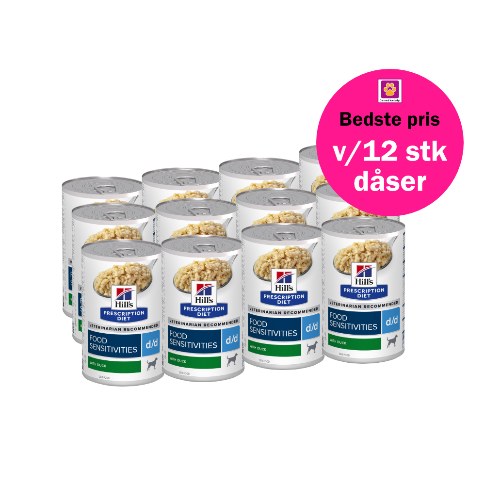 Hill's PRESCRIPTION DIET d/d Food Sensitivities vådfoder til hunde med and