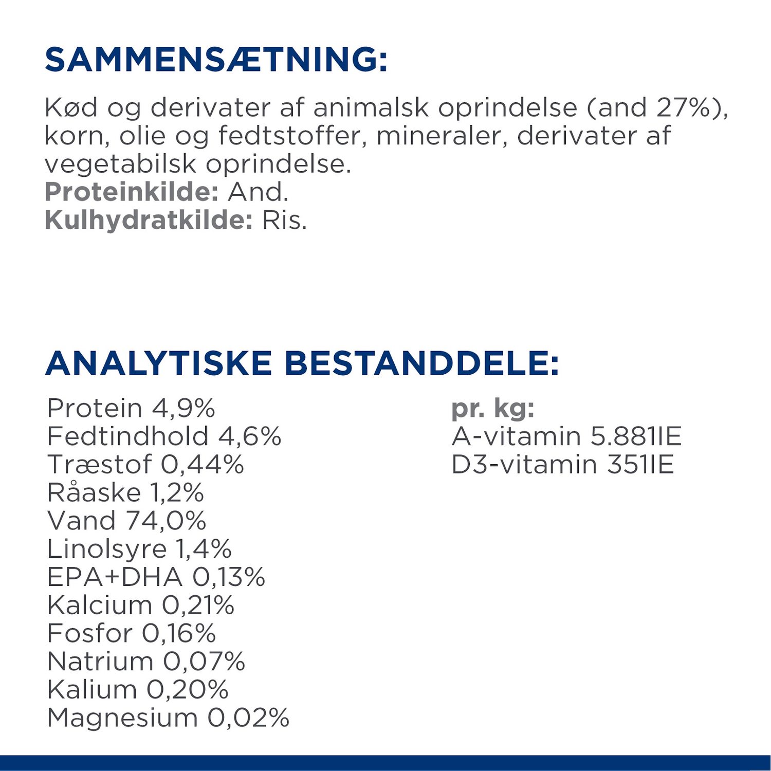 Hill's PRESCRIPTION DIET d/d Food Sensitivities vådfoder til hunde med and