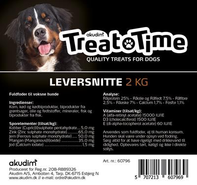 Godbidder, levergodbidder/snitter til hunde TILBUD 2KG