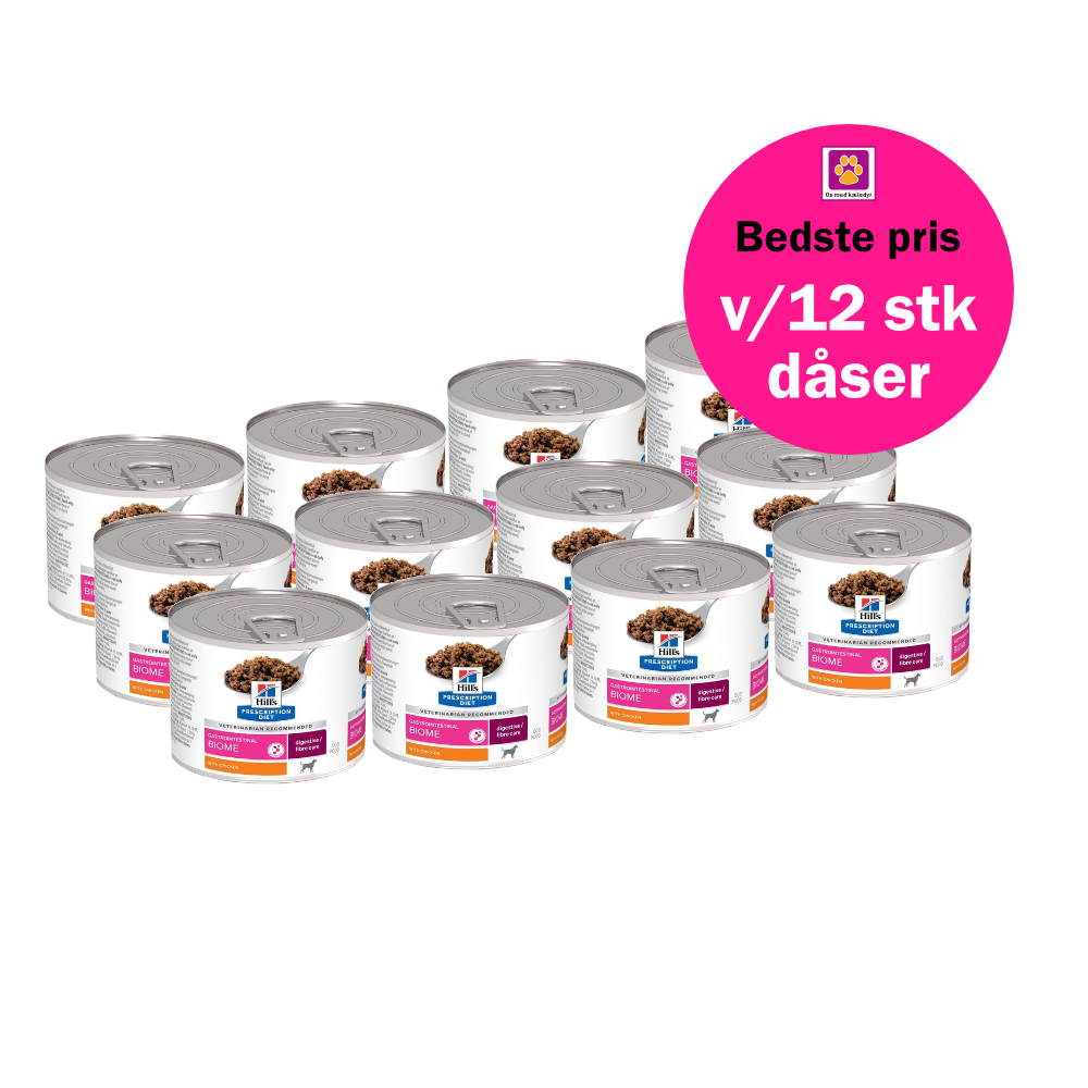 Hill's PRESCRIPTION DIET - Gastrointestinal Biome til hunde, Stew med kylling og gulerødder