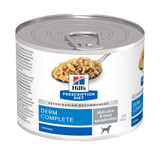 Hill's Prescription diet Derm Complete vådfoder til hunde med allergier, tør hud, kløe, kradsen 200g
