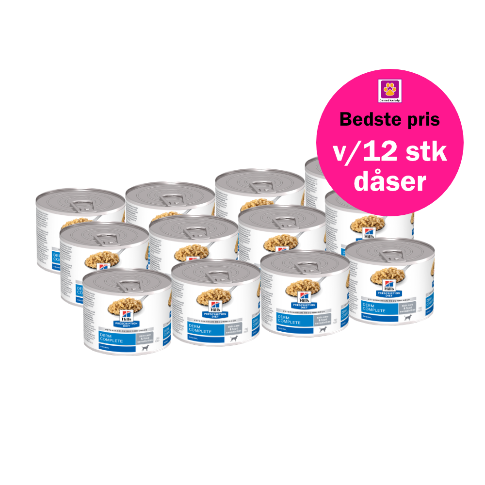 Hill's Prescription diet Derm Complete vådfoder til hunde med allergier - 200g