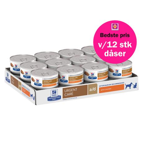 608305 - Hills PRESCRIPTION DIET a/d Restorative Care vådfoder - dåsemad til hunde og katte i svækket tilstand 12x200gram
