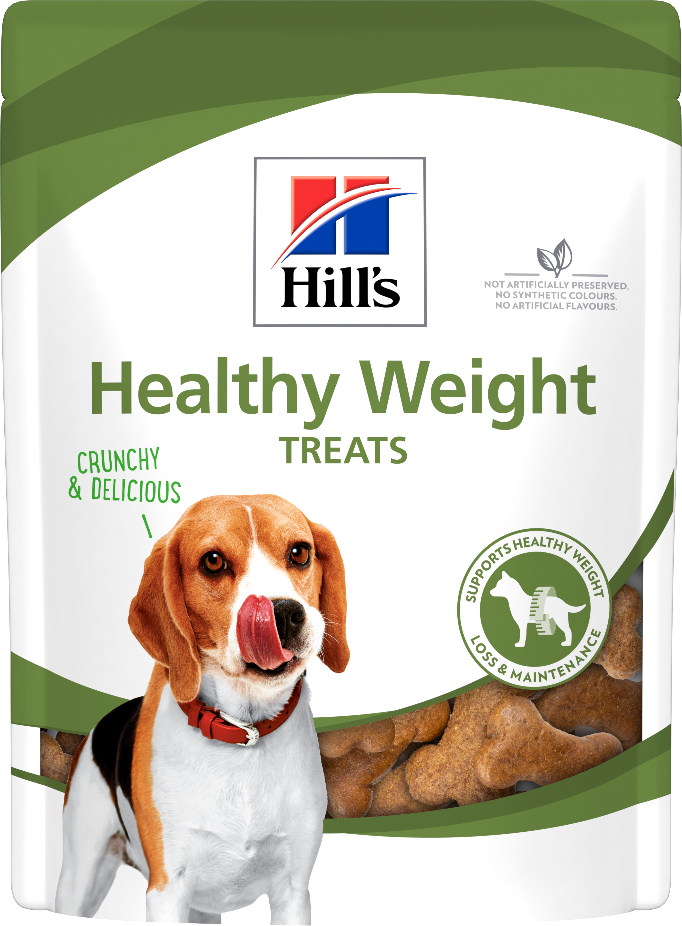 Hill's Healthy Weight Treats - gidbidder der støtte et sundt vægttab og vedligeholdelse af kropsvægt.
