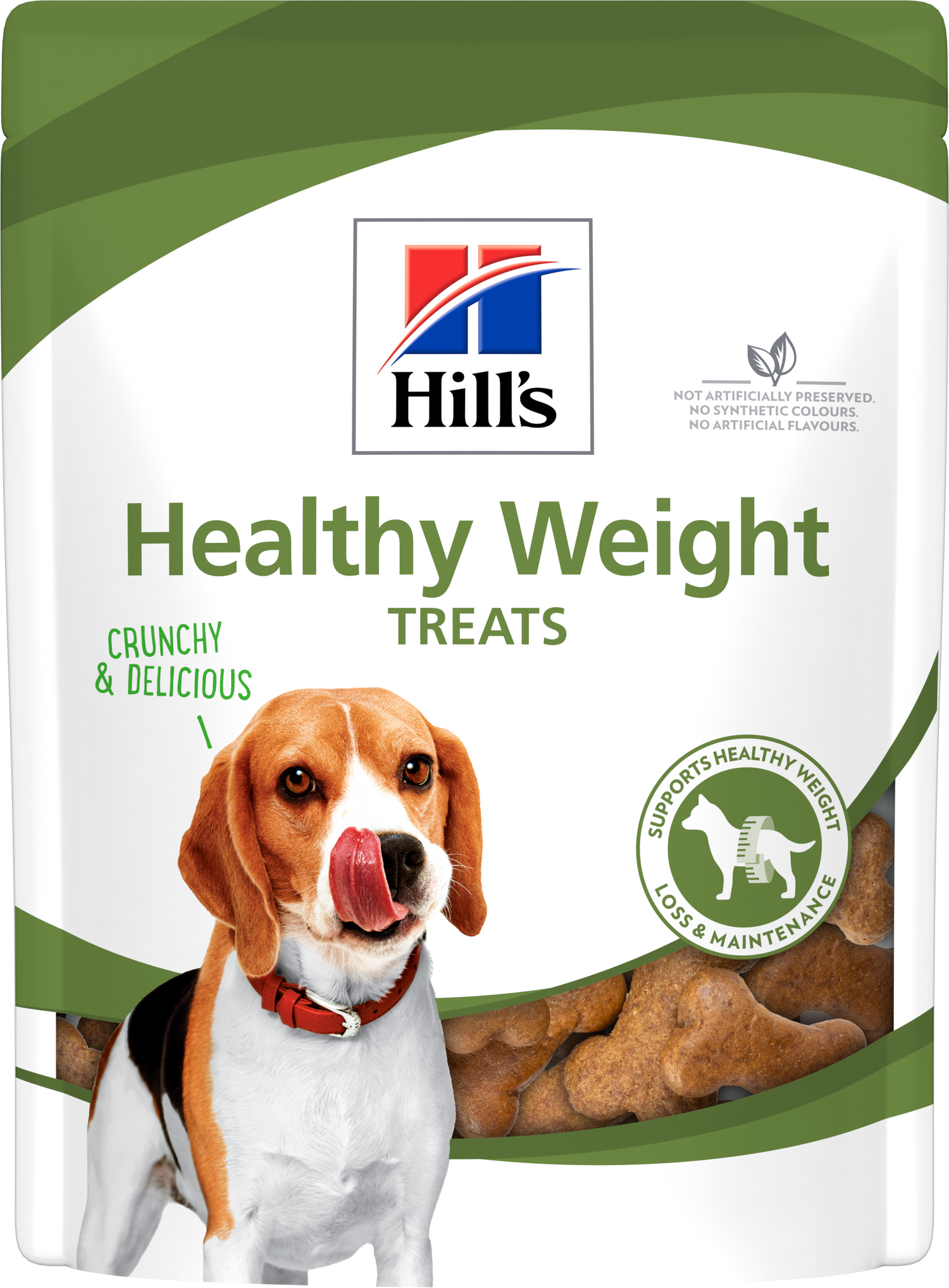 Hill's Healthy Weight Treats - gidbidder der støtte et sundt vægttab og vedligeholdelse af kropsvægt.