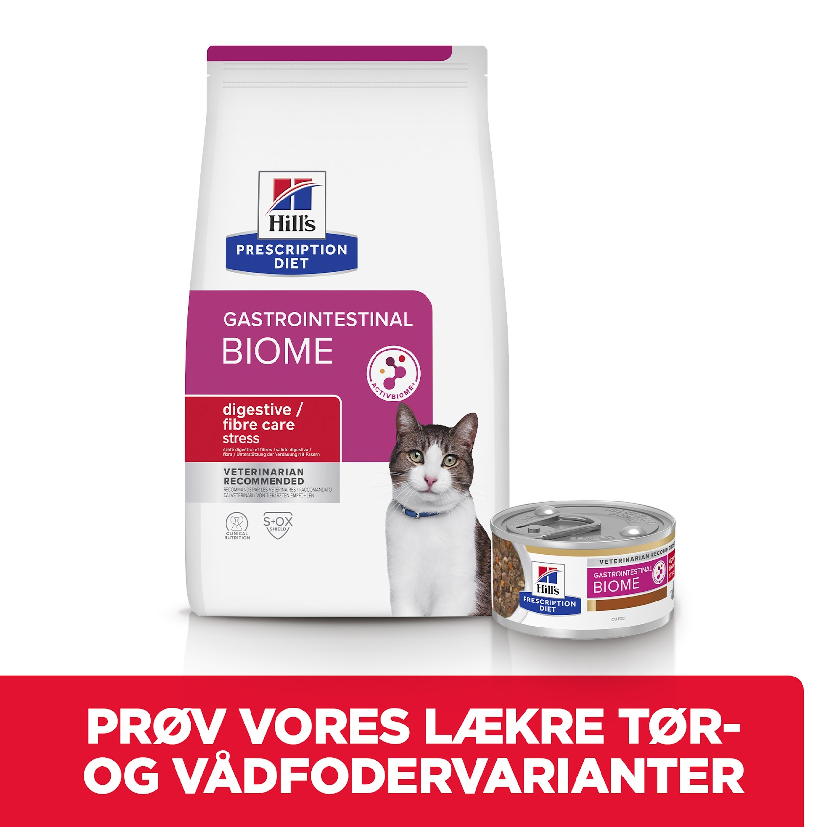 Hill's Prescription Diet Gastrointestinal Biome Stress Stew til katte med kylling og tilsatte grøntsager