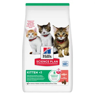 Hills killinge < 1 år tørfoder med Laks