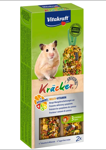 Kräcker, tandslibende stænger til hamster - Multivitamin