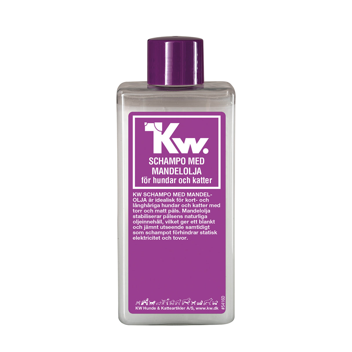 Shampoo til hunde og katte, KW Mandelolie