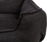 Hundeseng Talis firkantet - Lækker trendy Sort hundeseng