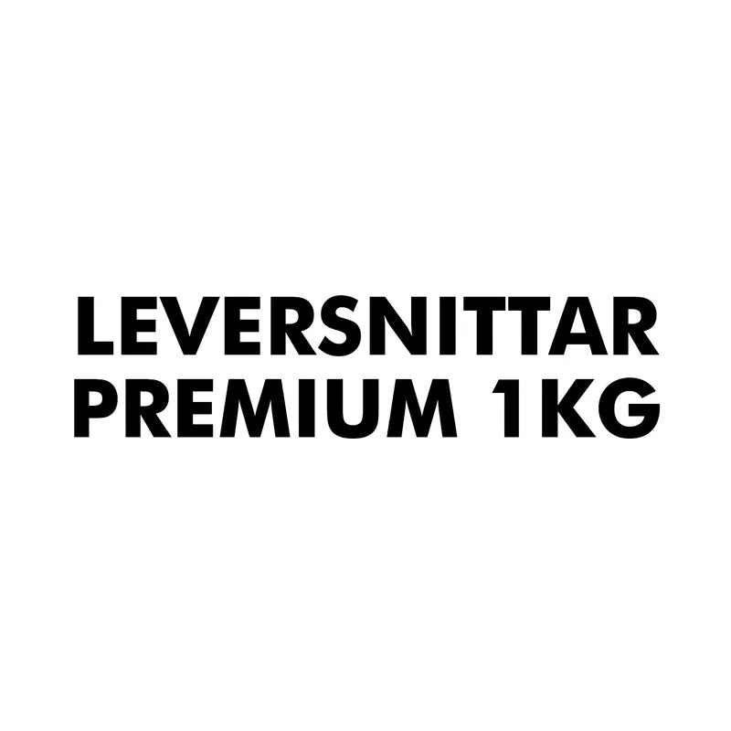 1KG leversnitter til hunde
