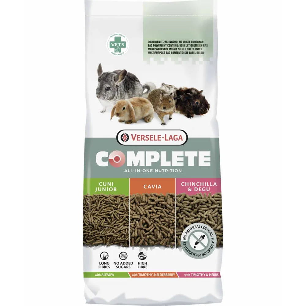 Gnaverfoder til marsvin 8kg - Complete Cavia fra Versele-laga