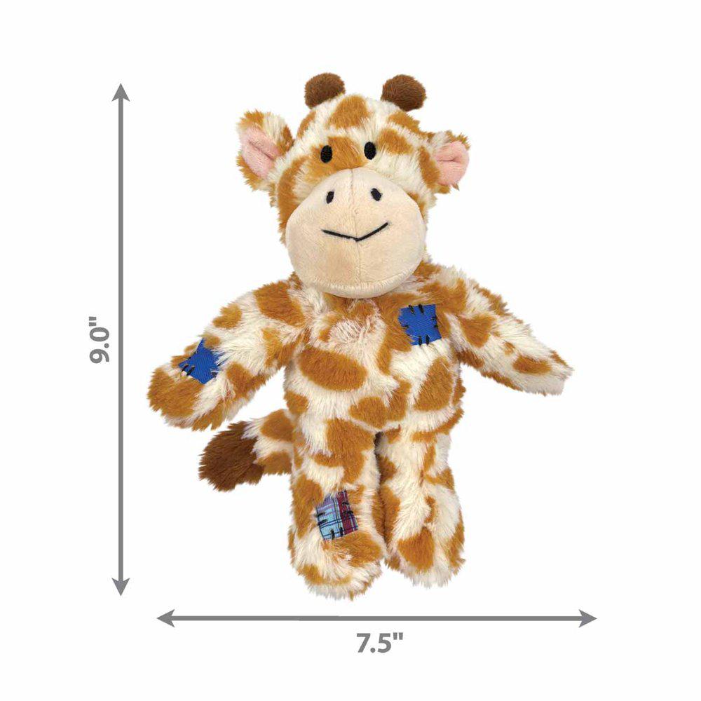 KONG Wild Knots Giraffe – Holdbart og Blødt Hundelegetøj