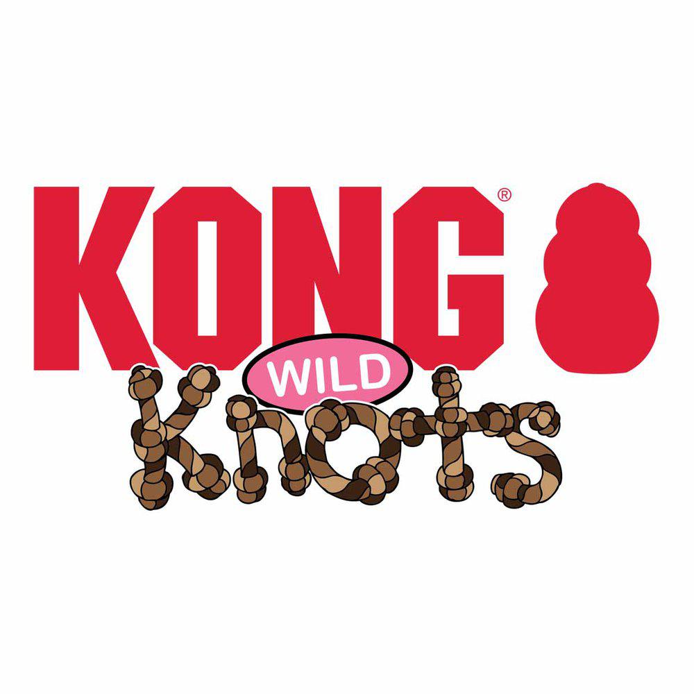 KONG Wild Knots Giraffe – Holdbart og Blødt Hundelegetøj