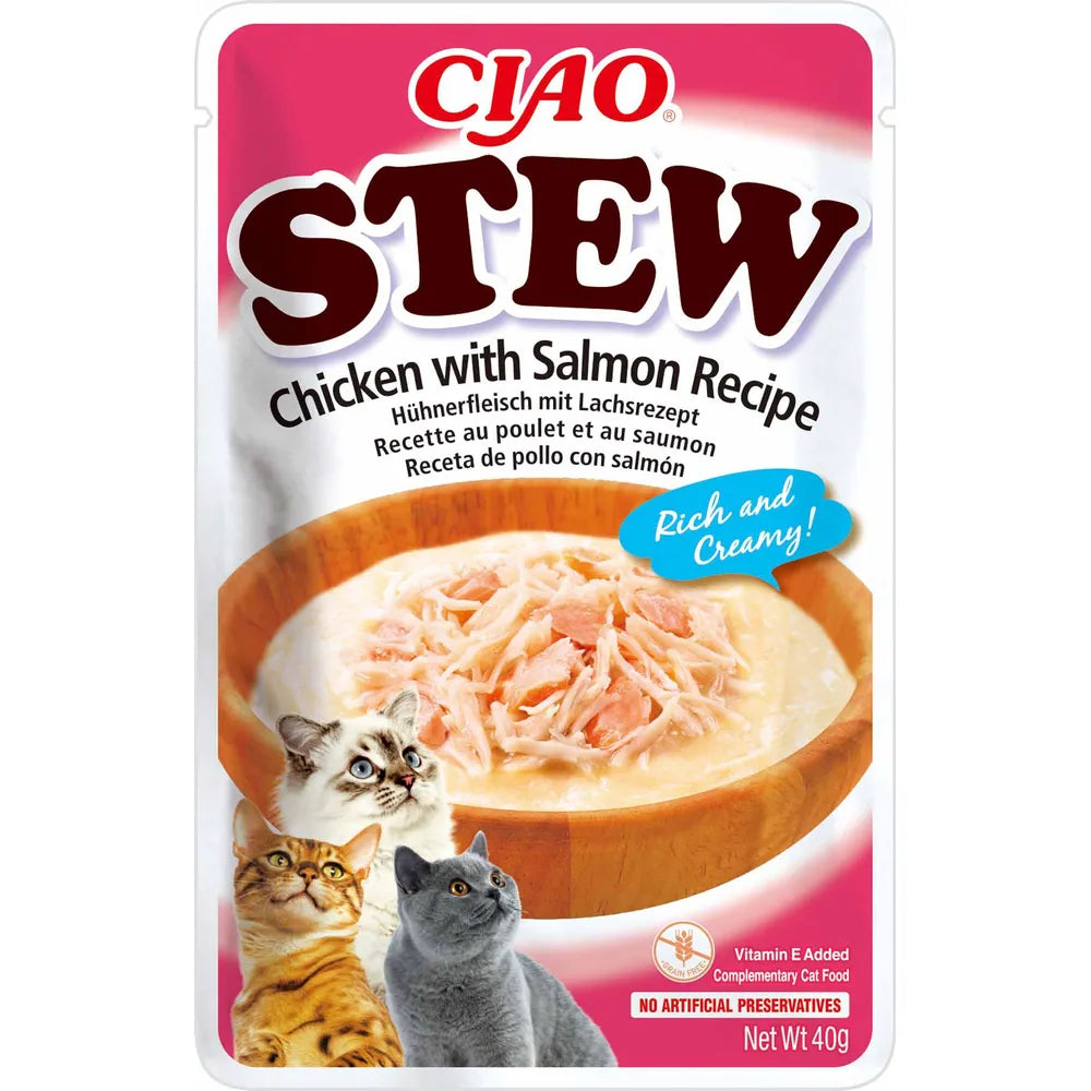 Chicken Stew kyllinge strimler og laks i kyllinge puré - kornfri