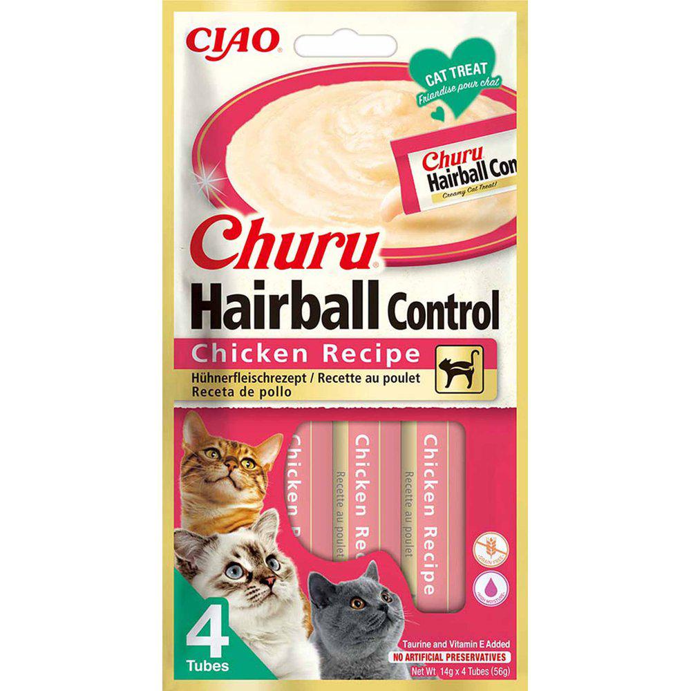 Kattegodbid, Churu Hairball Kylling, flydende katte snack