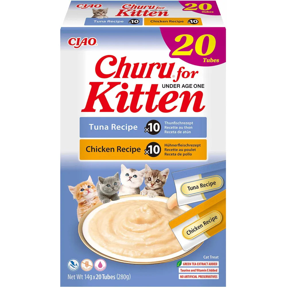 Kattegodbid, Churu Kitten Storkøb, flydende killinge snack