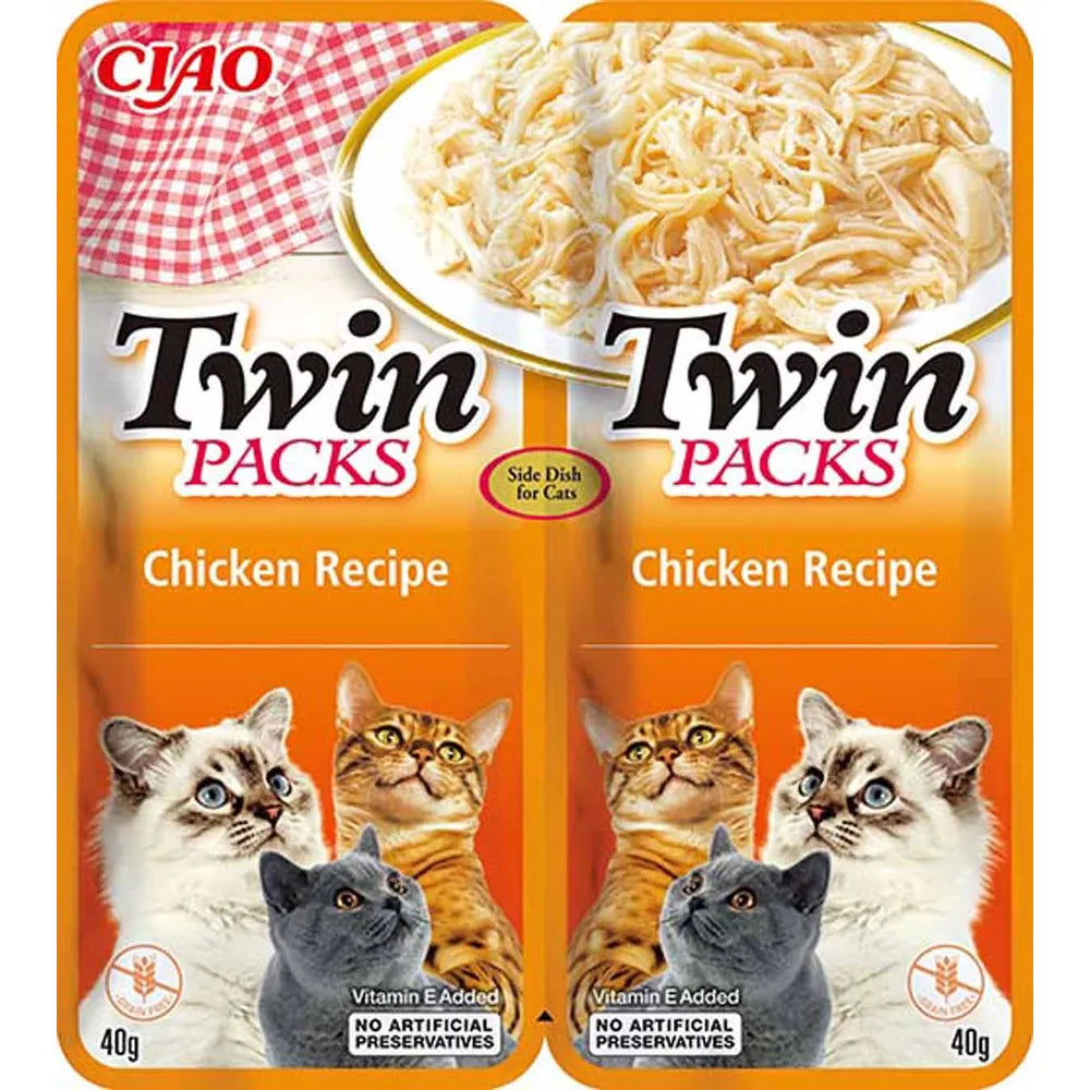 Churu Twinpacks - kyllinge strimler i sovs & kyllinge sovs - kornfri