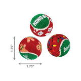 Kong - Holiday Squeakair Ball 6-pack, Small