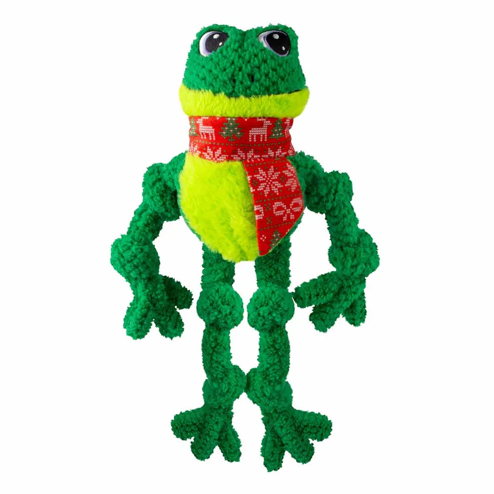 Hundebamse fra kong - Holiday Wild Knots Frø L/XL