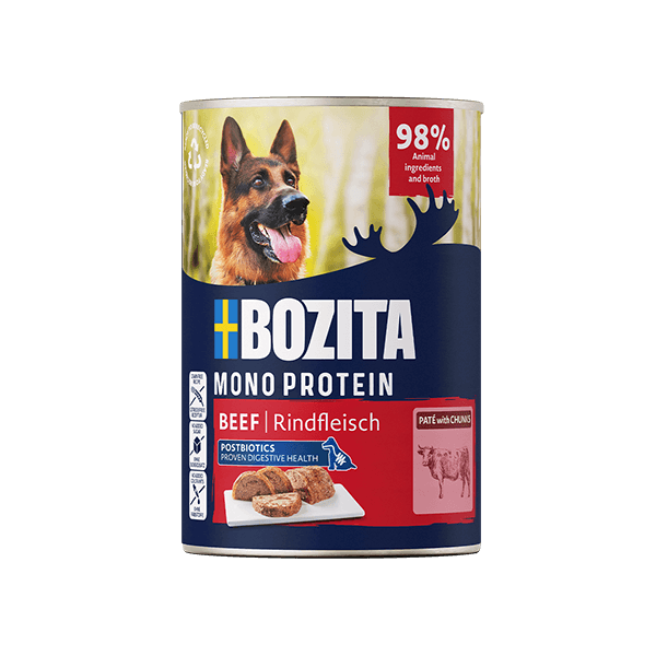 Vådfoder MONOPROTEIN til hunde med Okse