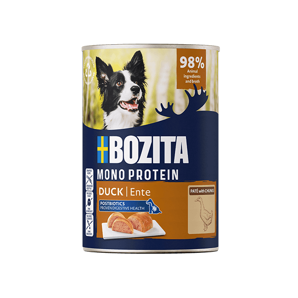 Vådfoder MONOPROTEIN til hunde med And.