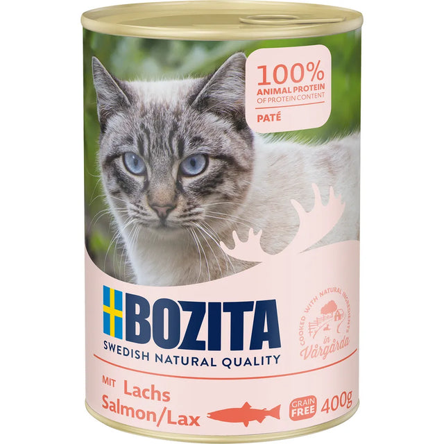Bozita Feline Paté med Laks – Velsmagende og nærende vådfoder til katte