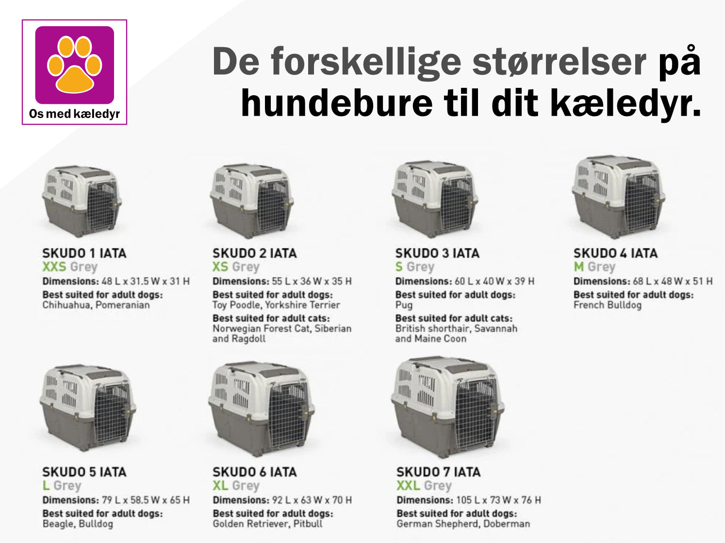 Transportkasse Skudo IATA - accepteret af de fleste flyselskaber