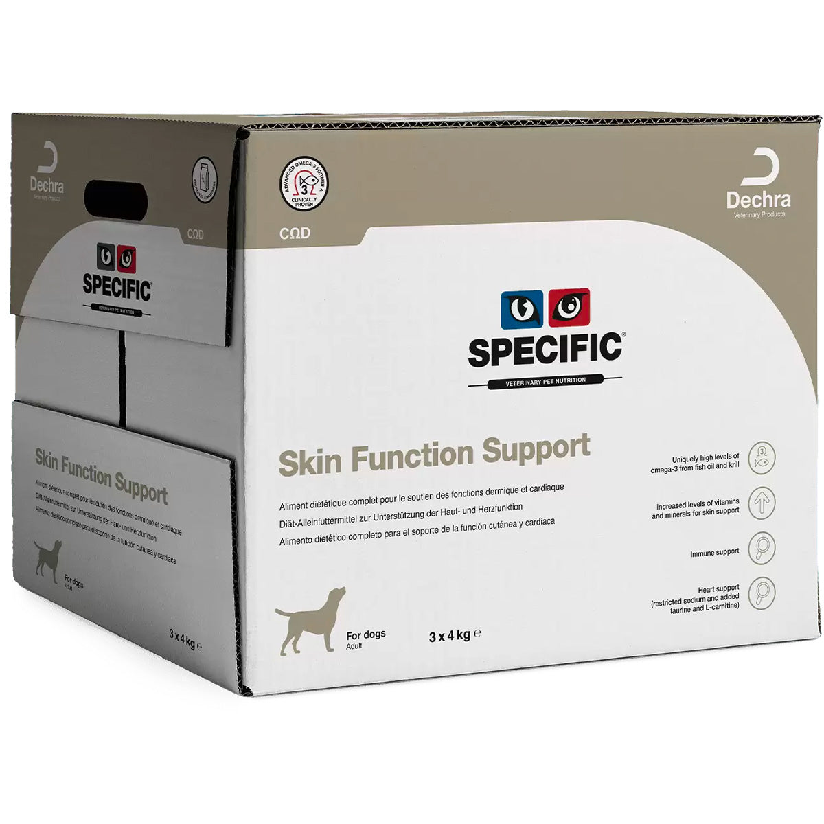 Specific COD Skin Function Support - hundefoder med ekstra omega-3 fra fiskeolie til hunde med hudproblemer