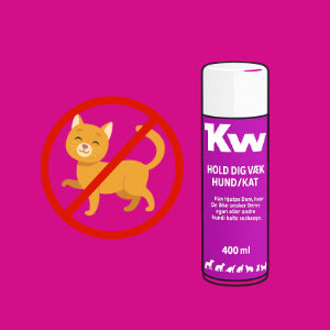 Gå væk kat - hold katte væk fra møbler, haven m.m.