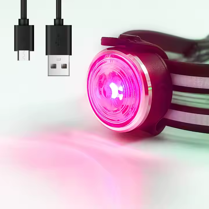 Genopladelig LED Hundelygte med Clip-on og IPX6 vandtæt