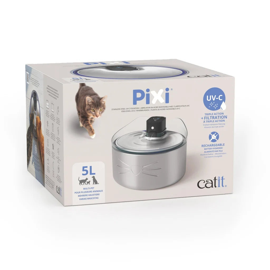 Vand automat- PIXI Stainless Steel UV-C - drikkefontæne 5 L