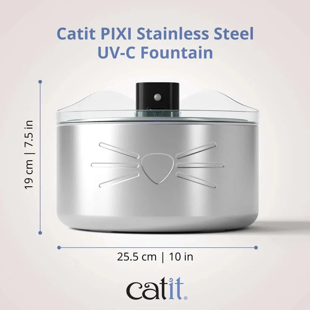 Vand automat- PIXI Stainless Steel UV-C - drikkefontæne 5 L