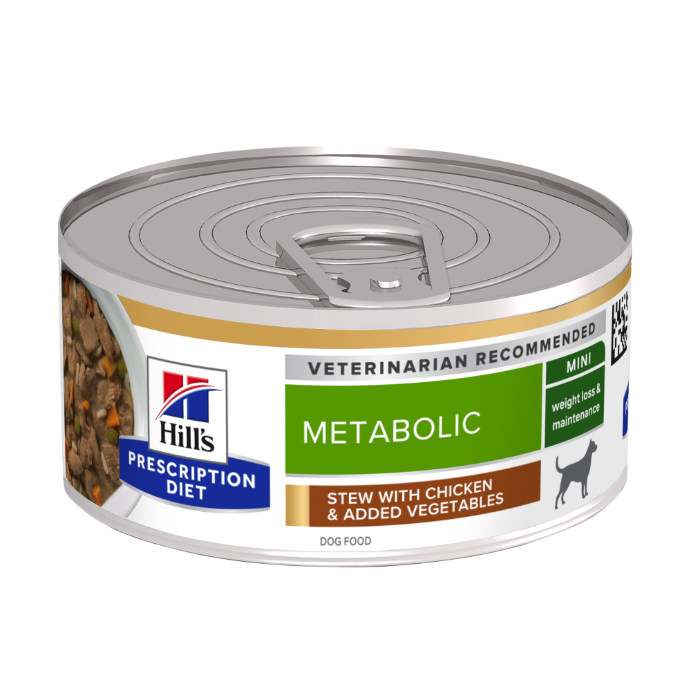 Hill's PRESCRIPTION DIET Metabolic Mini Stew hundefoder med kylling & grøntsager