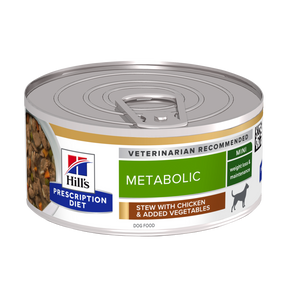 Hill's PRESCRIPTION DIET Metabolic Mini Stew hundefoder med kylling & grøntsager