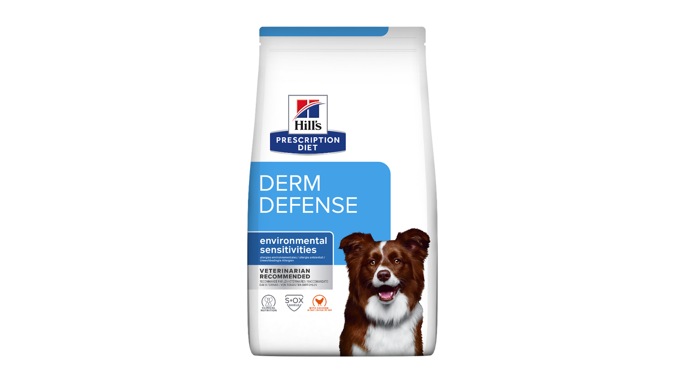 Hill's PRESCRIPTION DIET Derm Defense Environmental Sensitivities tørfoder til hunde med kylling