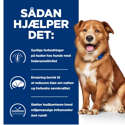 Hill's PRESCRIPTION DIET Derm Complete Environmental/Food Sensitivities tørfoder til hunde med æg & ris