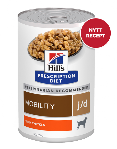 Hill's PRESCRIPTION DIET j/d Joint Care vådfoder til hunde med kylling med ledpleje fra Hills Prescription Diet.