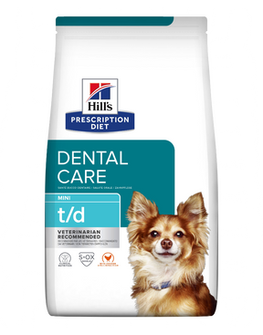 Hill's PRESCRIPTION DIET t/d Mini Dental Care tørfoder til hunde med kylling 3kg pose