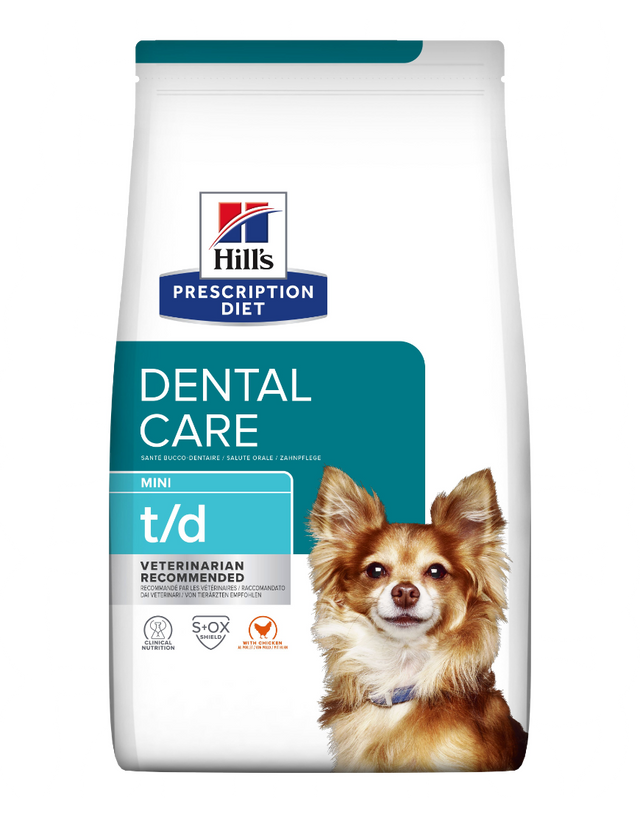 Hill's PRESCRIPTION DIET t/d Mini Dental Care tørfoder til hunde med kylling